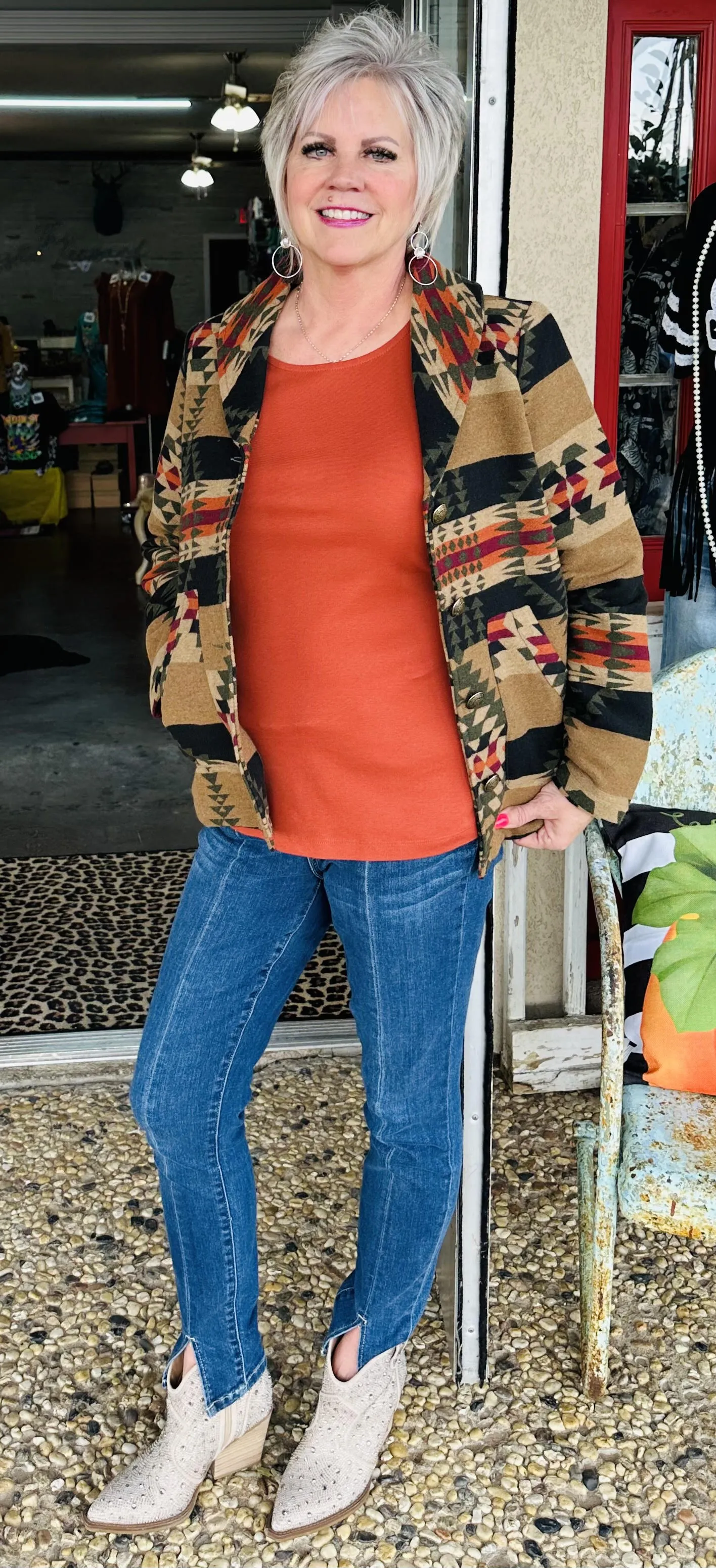 3/4 Sleeve Basic Top