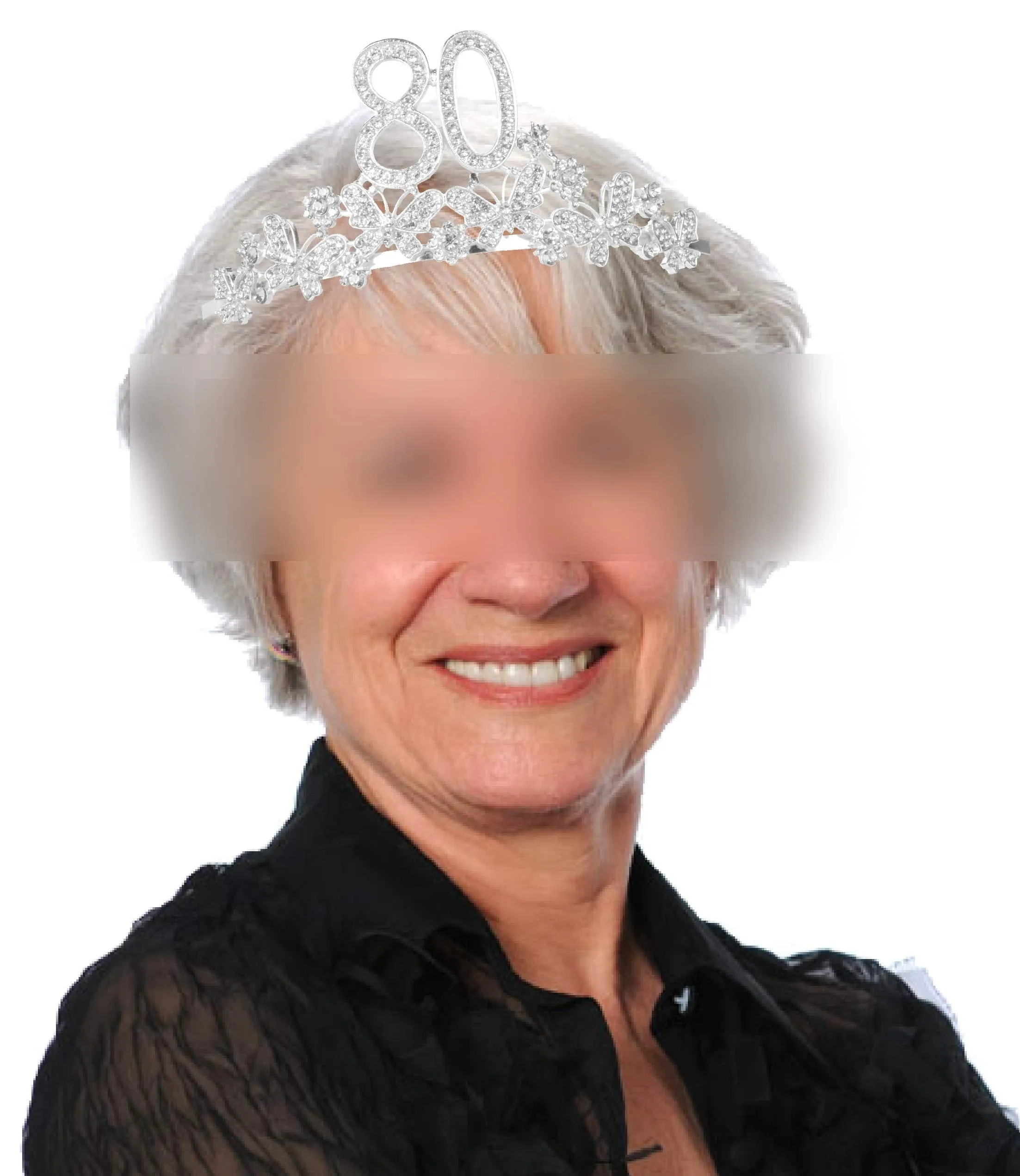 80th Birthday Gifts for Women, 80th Birthday Tiara and Sash, Its My 80th Birthday Sash
