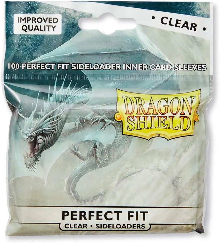 Arcane Tinmen Dragon Shield Sleeves Perfect Fit Sideloader Clear (100)