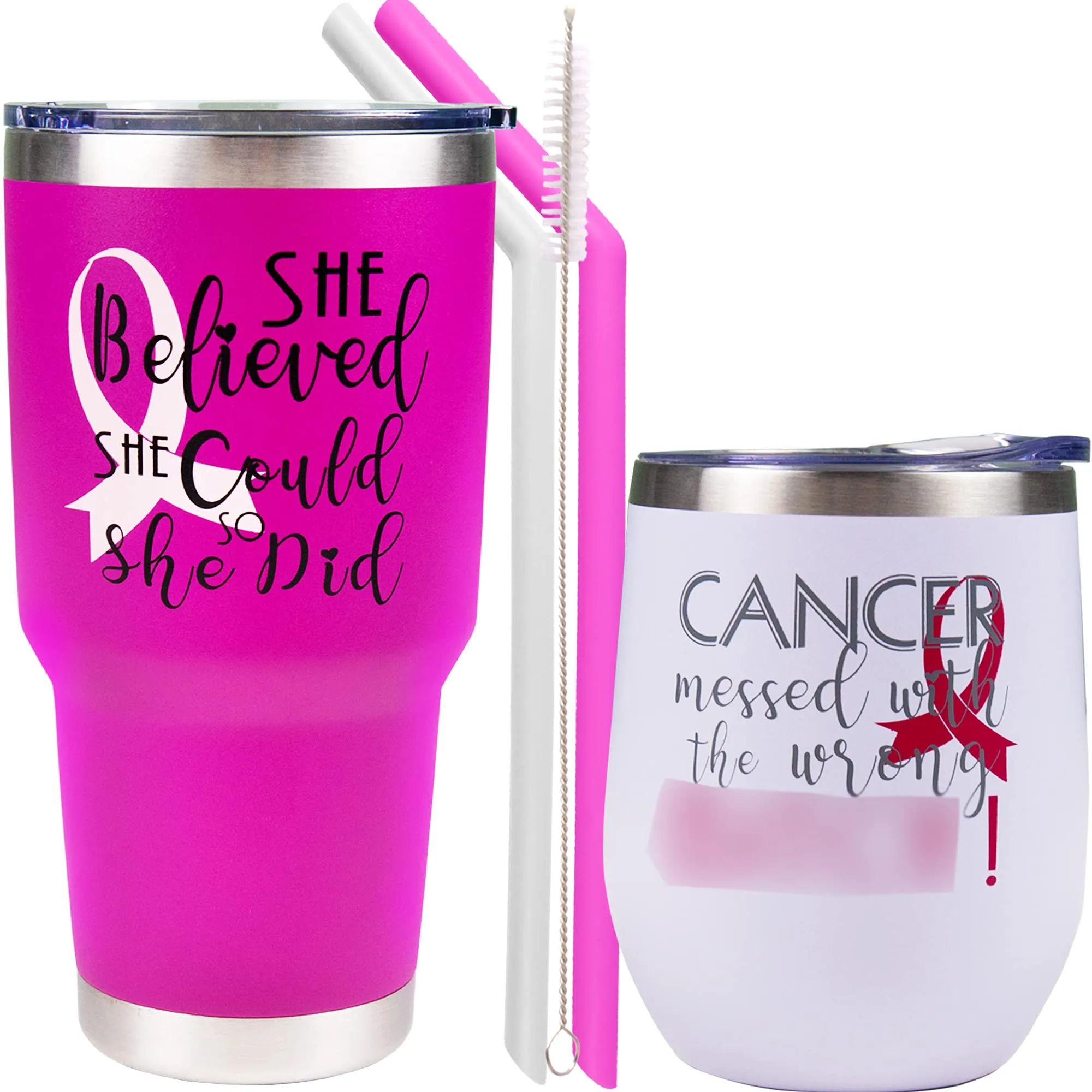 Breast Cancer Gifts for Women, Encouragement Gifts for Women, She Believed She Could So
