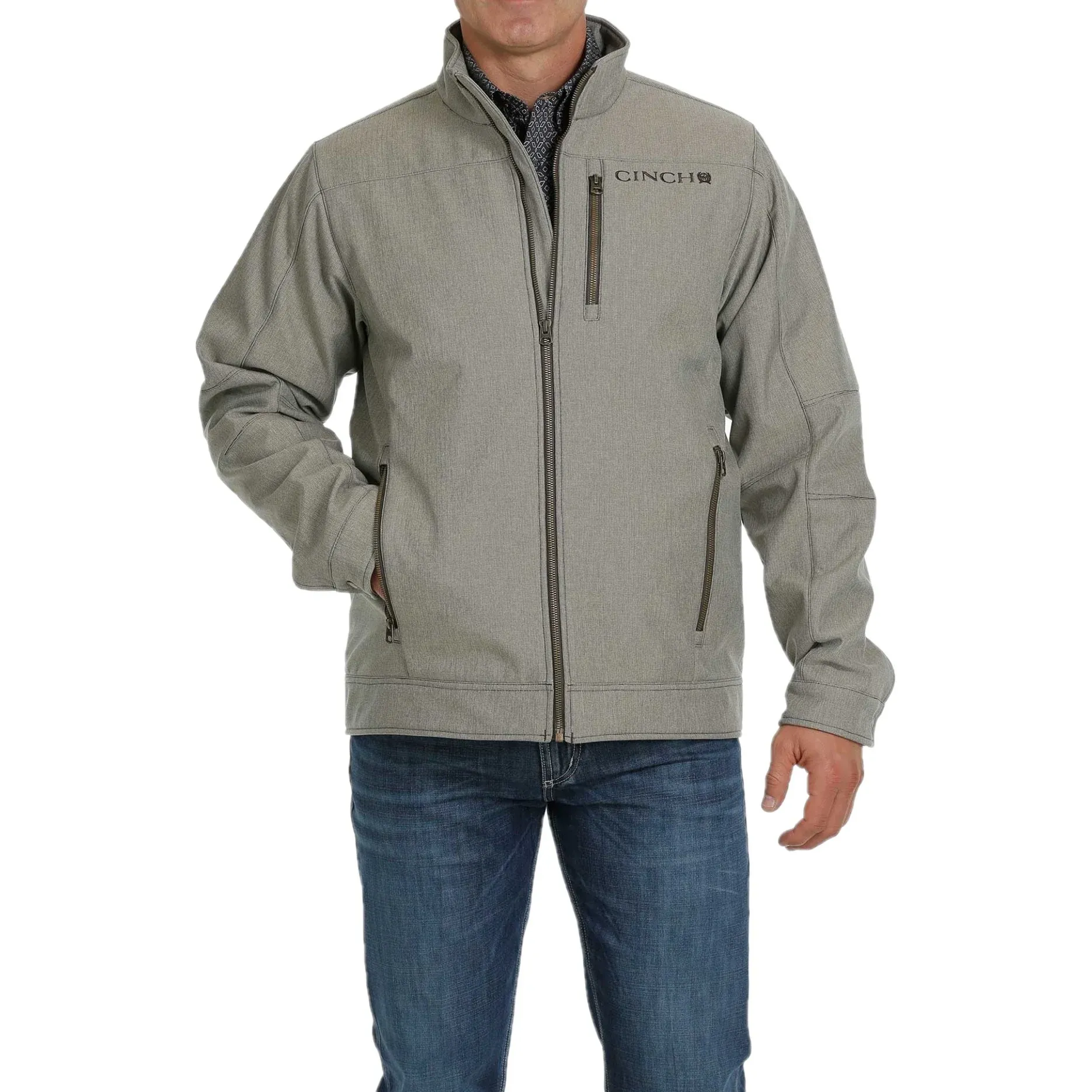 Cinch Men's Grey Concealed Carry Jacket