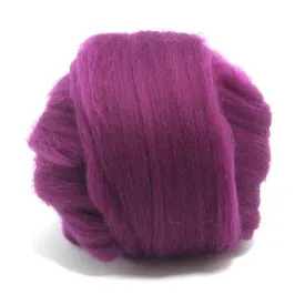 Damson Dyed Superfine Merino Tops