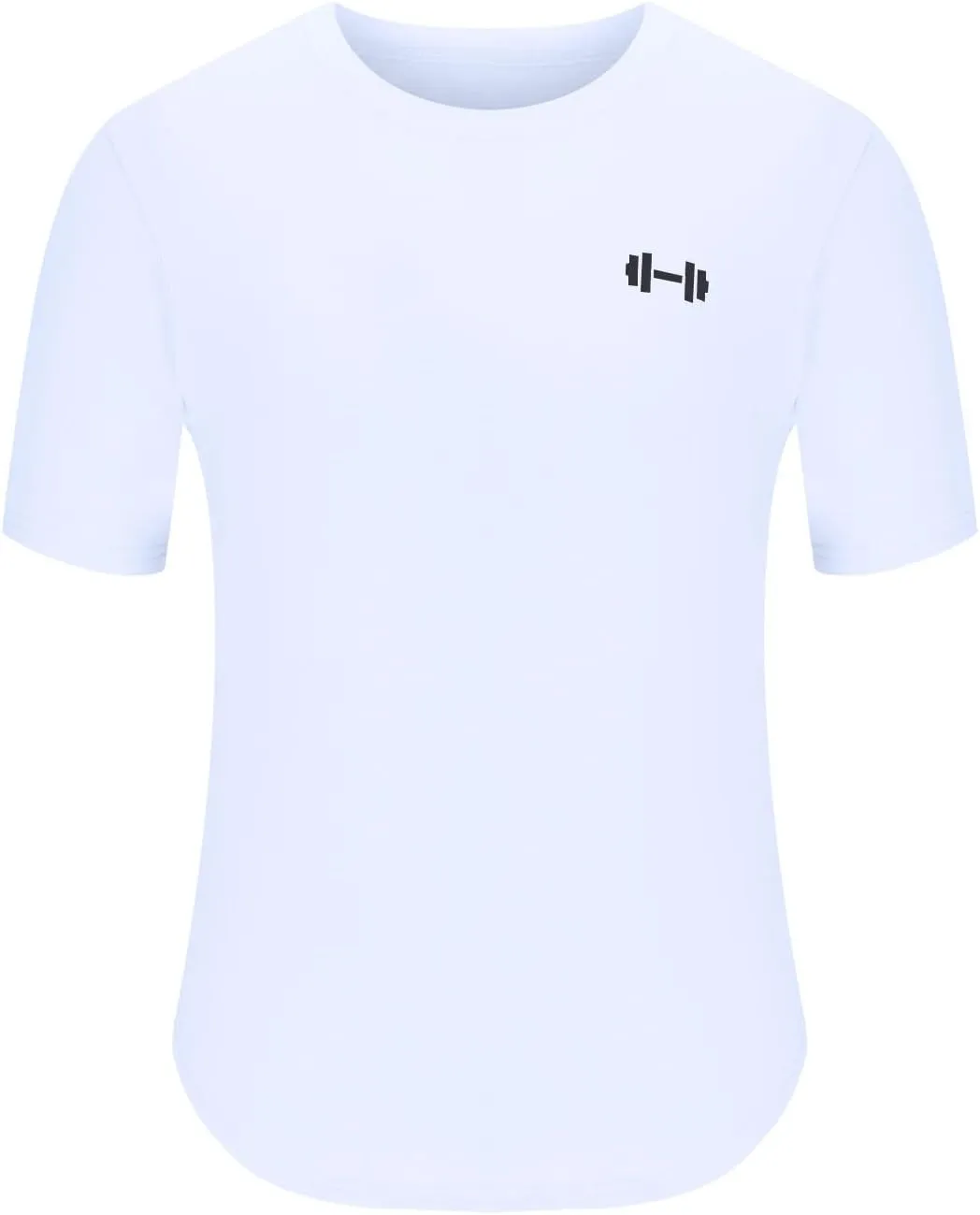 Generic Men's Sports T-Shirt Summer Fashion Solid Color Loose Casual Short Sleeves Round-Neck Workout Tees Shirts Tops