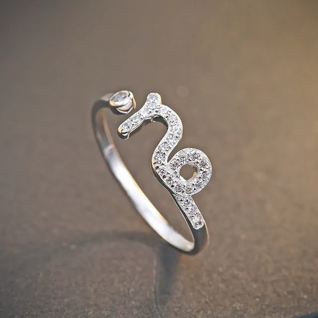 GZ 925 Silver Constellations Ring for Women Wedding Punk AAA Crystal Cubic Zircon 100% S925 Sterling Solid Silver Rings