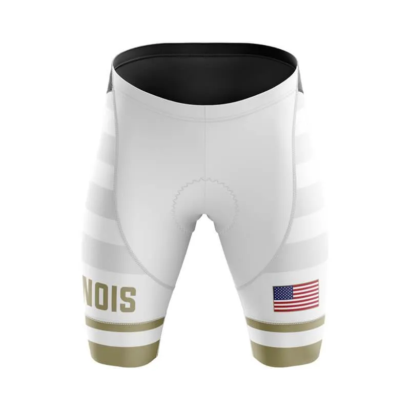 illinois BB White Signature Bib & Shorts