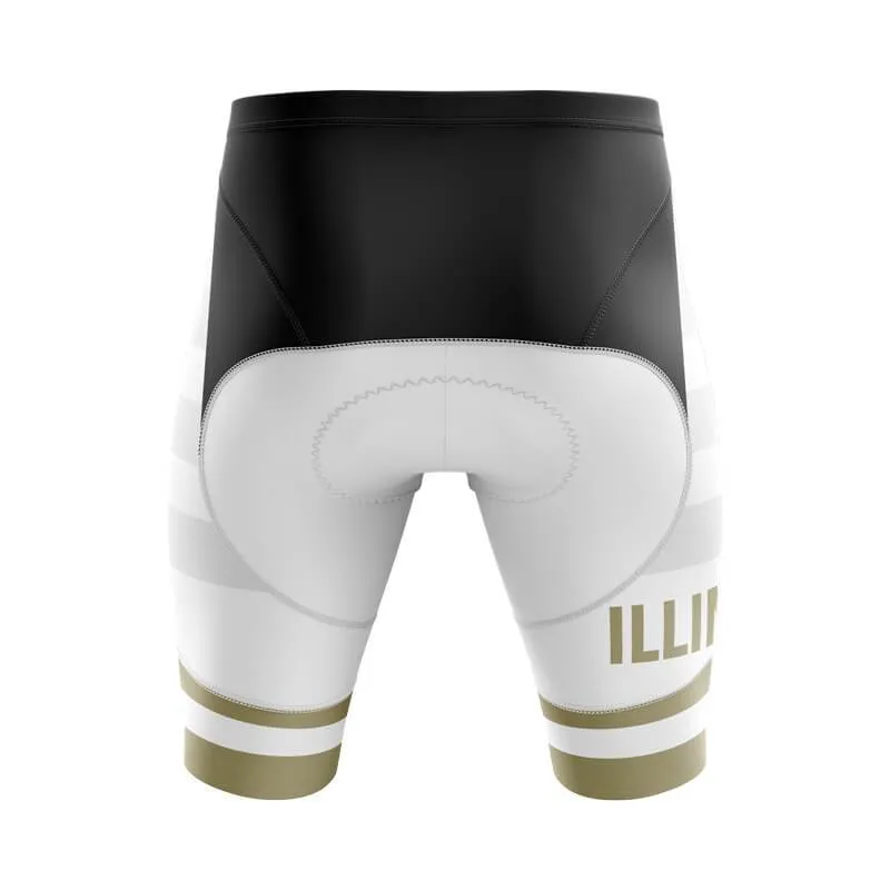 illinois BB White Signature Bib & Shorts