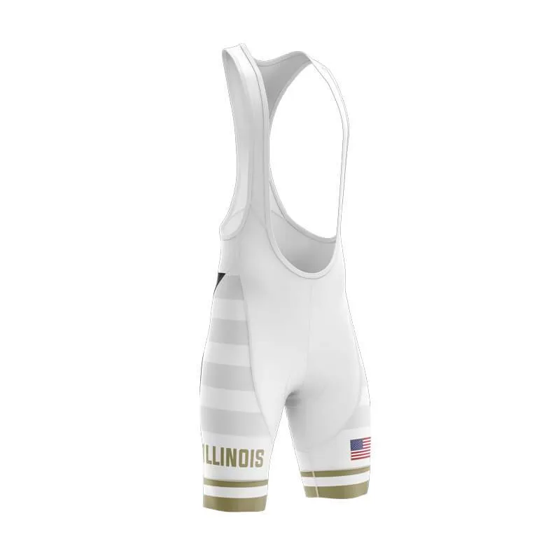 illinois BB White Signature Bib & Shorts