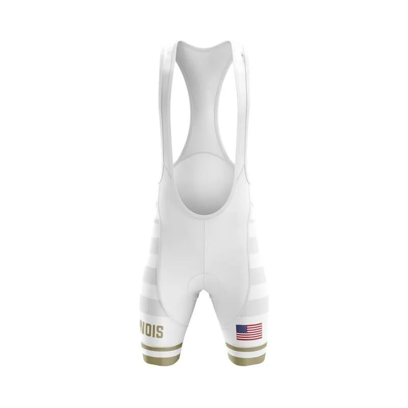 illinois BB White Signature Bib & Shorts