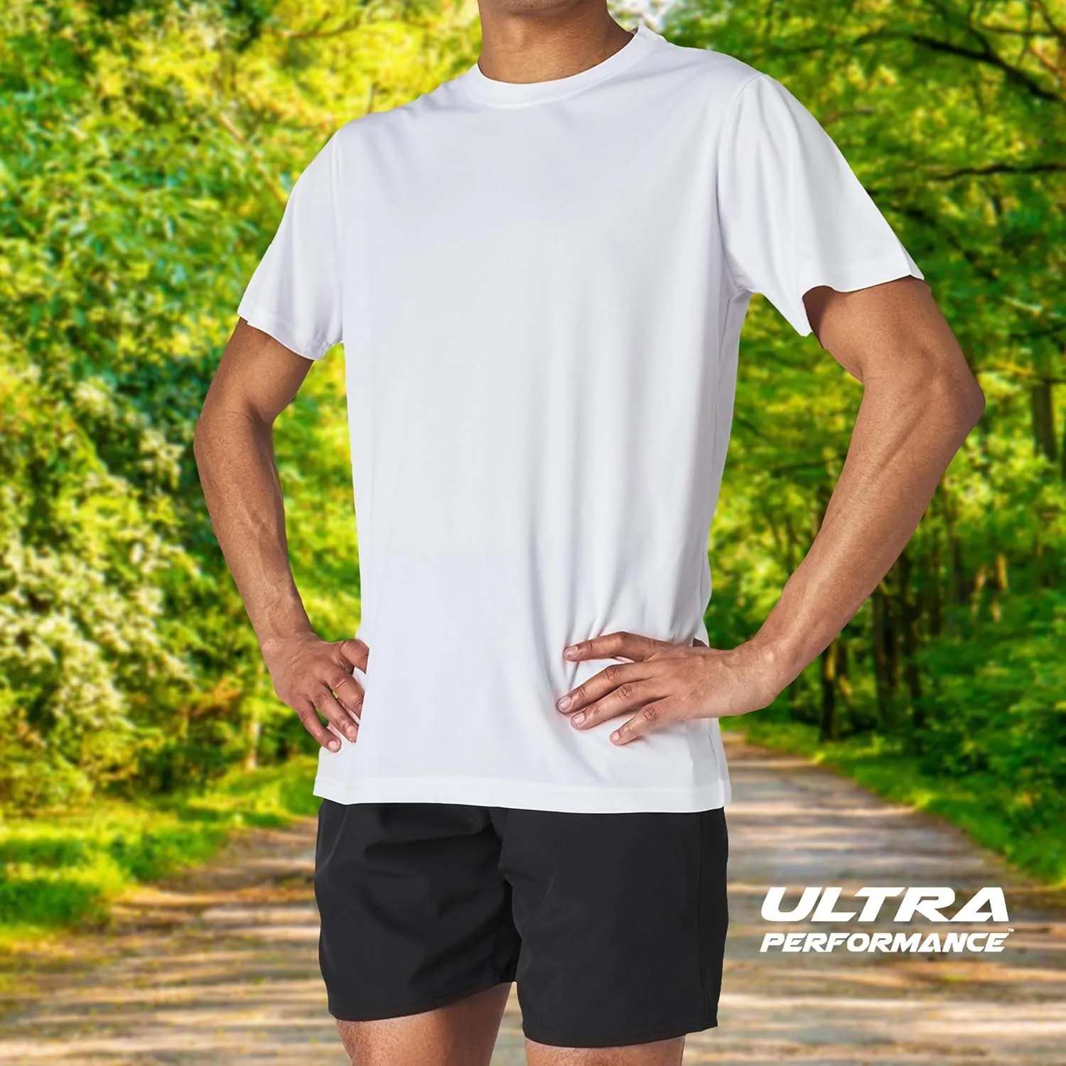 Mens Athletic Short Sleeve Gym Workout T-Shirts 2 Pack Mens Dry Fit Tees Moisture Wicking Crew Neck Running T Shirt for Men