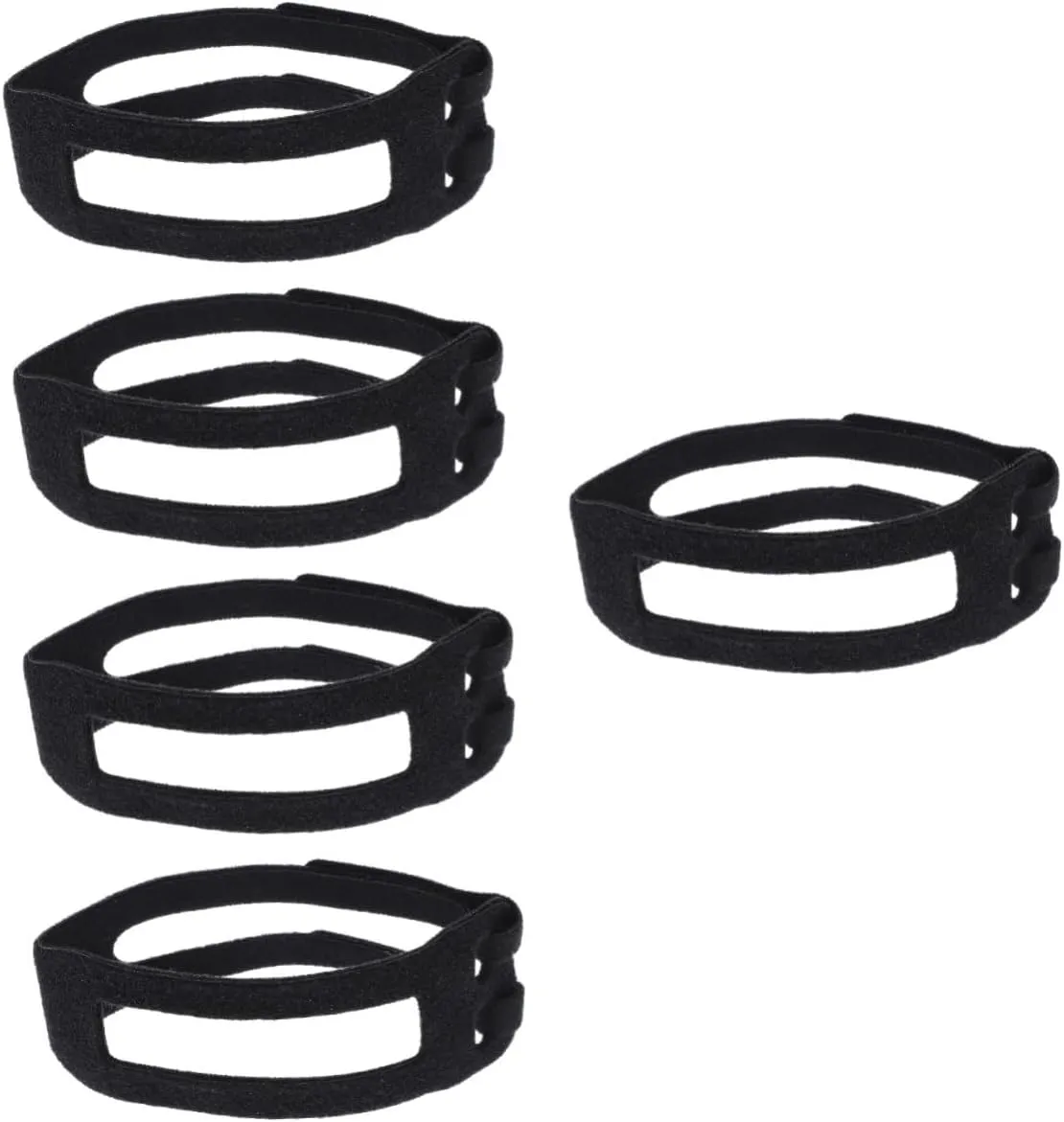 Mikikit 5pcs Portable Compression Wrist Resistant Fitness Wrist Band for Men Women for Training Yoga Weightlifting Lightweight Adjustable