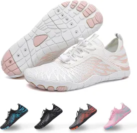 MOCHINI Hike Barefoot Shoes Grounded Footwear for Womens Men Non-Slip Wide Toe Neuropathy Beach Pool Aqua Swimming Surf Hiking Walking Quick Dry Water Shoes