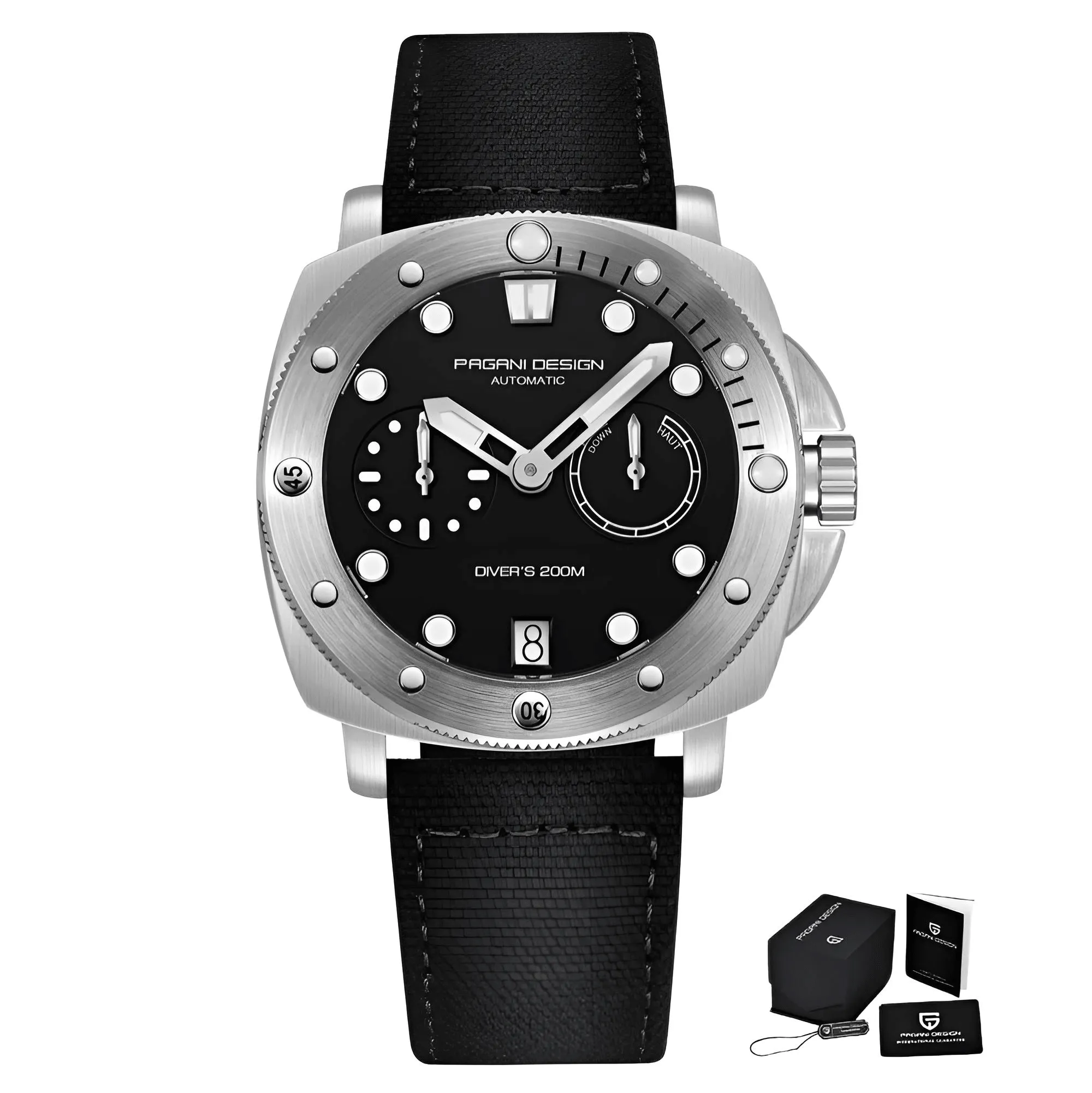 Panerai Homage Men's Watch Automatic Mechanical Watches Diver Watch For Top Brand Luxury 200M Waterproof AR Sapphire Watch for Men