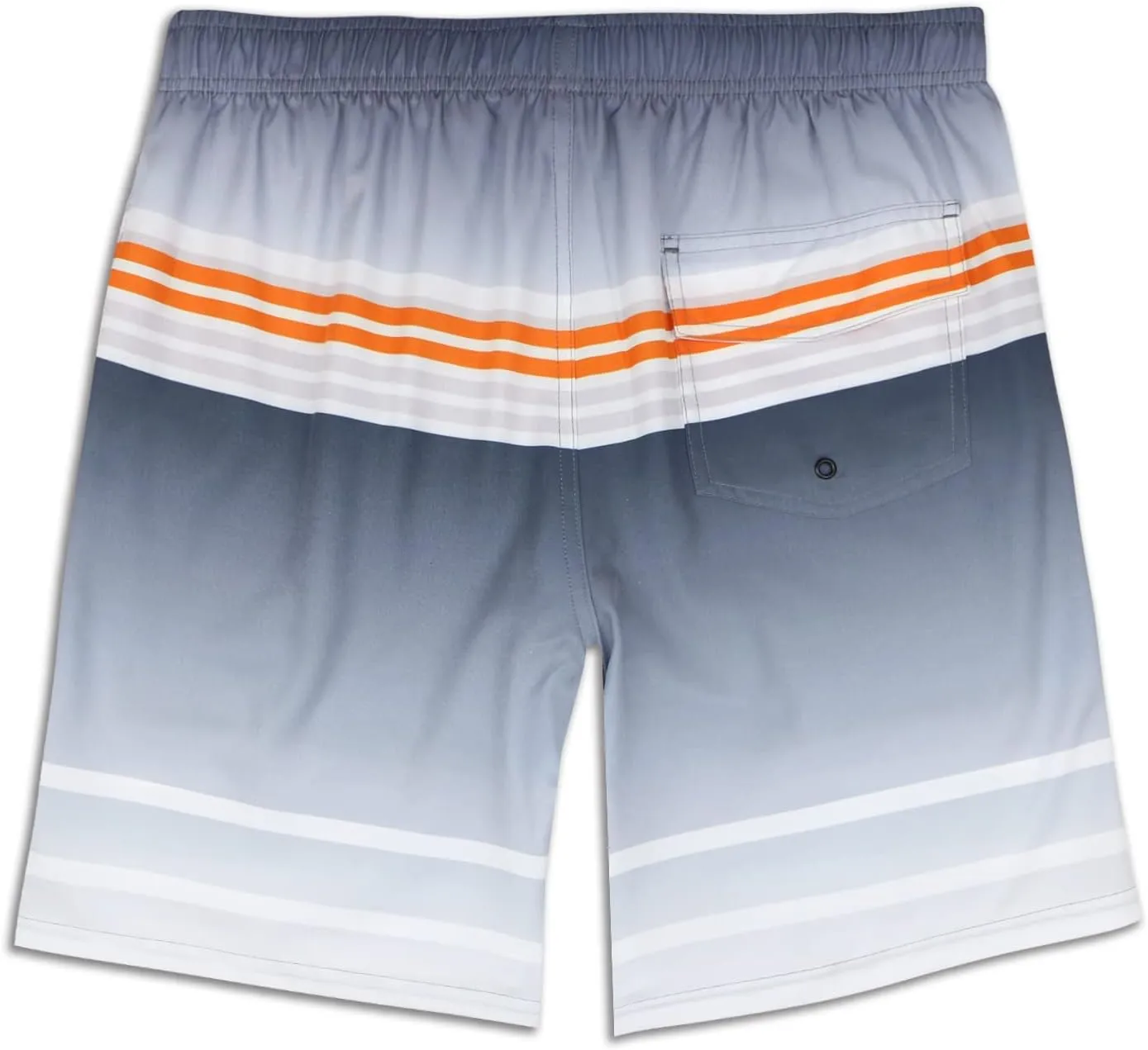 QRANSS Mens Swimming Trunks with Compression Liner 9'' Quick Dry Long Swim Shorts Swimwear Boardshorts with Boxer Brief Liner