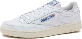 Reebok Club C Vintage Tennis Sneakers for Men, Casual White Mens Shoes, Size 7 to 15