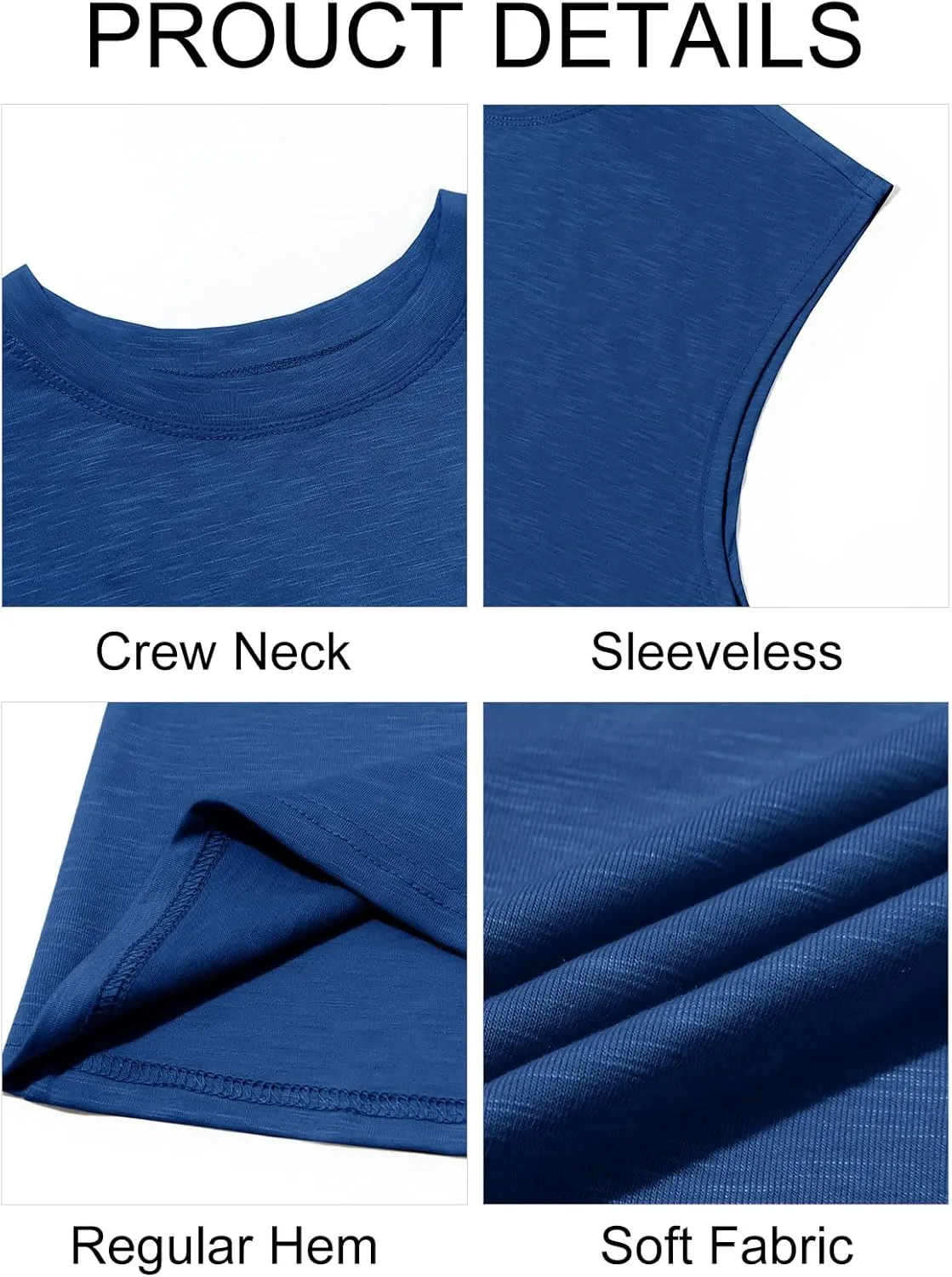 Runcati Mens Workout Tank Tops Sleeveless Muscle Cut Off Shirt Athletic Gym T Shirts