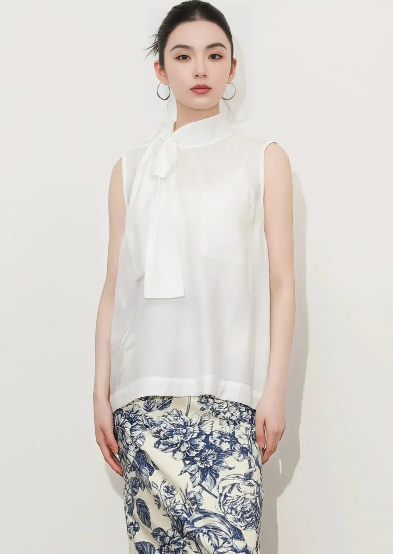 SLEEVELESS STREAMER TOPS