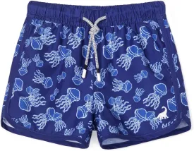 SURF CUZ Boys Swim Trunks Retro Toddler Boy Swimsuit Shorts Quick Dry Swimming Trunks Bathing Suit