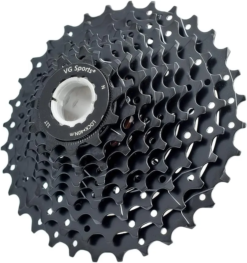 VG SPORTS 9 Speed Cassette 11-25T/11-32T/11-36T/11-40T Bicycle Cassette Fit for Mountain Bike/Road Bike Cassette Compatible with Shimano Sram