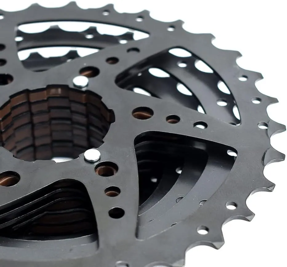 VG SPORTS 9 Speed Cassette 11-25T/11-32T/11-36T/11-40T Bicycle Cassette Fit for Mountain Bike/Road Bike Cassette Compatible with Shimano Sram