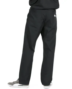 XS Jet Black David Simple Scrub Pants